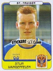 Sticker Stijn Vangeffelen - Football Belgium 2001-2002 n. 336 - Panini