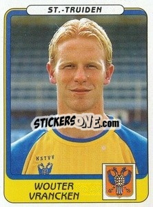 Sticker Wouter Vrancken - Football Belgium 2001-2002 n. 337 - Panini