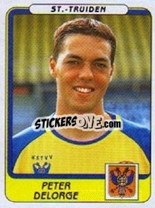 Sticker Peter Delorge - Football Belgium 2001-2002 n. 341 - Panini