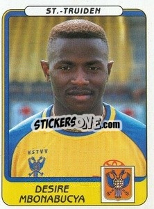 Sticker Desire Mbonabucya - Football Belgium 2001-2002 n. 343 - Panini
