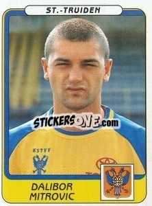 Sticker Dalibor Maitrovic - Football Belgium 2001-2002 n. 344 - Panini
