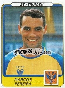 Sticker Marcos Pereira - Football Belgium 2001-2002 n. 345 - Panini