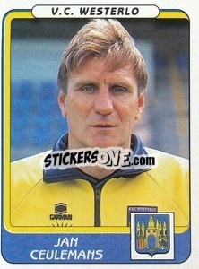 Sticker Jan Cueulemans - Football Belgium 2001-2002 n. 348 - Panini