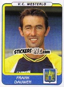 Sticker Frank Dauwen - Football Belgium 2001-2002 n. 353 - Panini