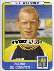 Sticker Bjorn de Coninck - Football Belgium 2001-2002 n. 355 - Panini