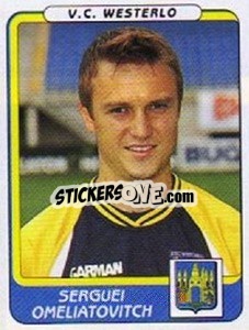 Sticker Serguei Omeliatovitch - Football Belgium 2001-2002 n. 359 - Panini