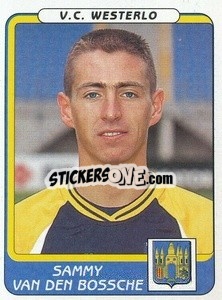 Sticker Sammy van den Bossche - Football Belgium 2001-2002 n. 360 - Panini