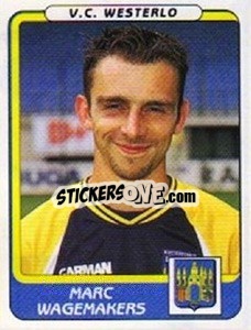 Sticker Marc Wagemakers - Football Belgium 2001-2002 n. 361 - Panini