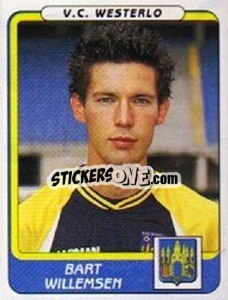 Sticker Bart Willemsen - Football Belgium 2001-2002 n. 362 - Panini