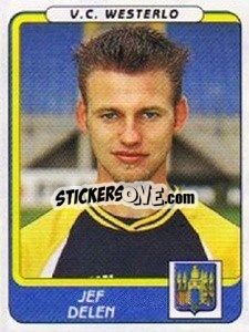 Sticker Jef Delen - Football Belgium 2001-2002 n. 363 - Panini