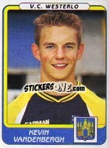 Sticker Kevin Vandenbergh - Football Belgium 2001-2002 n. 364 - Panini