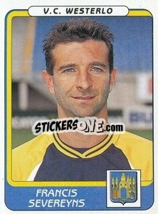 Cromo Francis Severeyns - Football Belgium 2001-2002 n. 365 - Panini