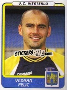 Sticker Vedran Pelic - Football Belgium 2001-2002 n. 366 - Panini