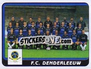 Cromo Team Photo - Football Belgium 2001-2002 - Panini