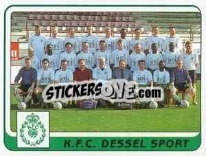 Figurina Team Photo - Football Belgium 2001-2002 n. 372 - Panini
