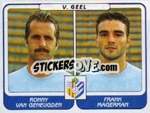 Figurina Ronny van Geneugden / Frank Magerman - Football Belgium 2001-2002 n. 422 - Panini
