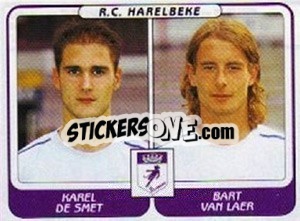 Figurina Karel de Smet / Bart van Laer - Football Belgium 2001-2002 n. 426 - Panini