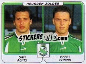 Figurina Sam Aerts / Geert Coninx - Football Belgium 2001-2002 n. 431 - Panini