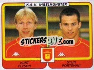 Cromo Kurt Plyson / Stijn Porteman - Football Belgium 2001-2002 n. 438 - Panini