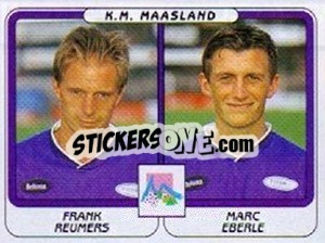 Figurina Frank Reumers / Marc Eberle - Football Belgium 2001-2002 - Panini