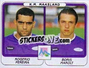 Cromo Rogerio Pereira / Boris Marolt - Football Belgium 2001-2002 n. 452 - Panini