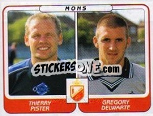 Figurina Thierry Pister / Gregory Delwarte - Football Belgium 2001-2002 n. 460 - Panini