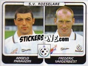 Cromo Angelo paravizini / Frederic Vanderbiest - Football Belgium 2001-2002 n. 469 - Panini