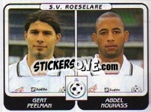 Figurina Gert Peelman / Abdel Nouhass - Football Belgium 2001-2002 n. 471 - Panini