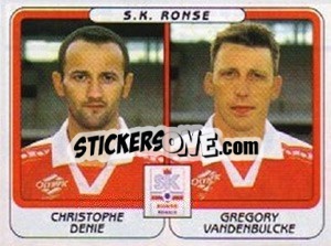 Figurina Christophe Denie / Gregory Vandenbulcke - Football Belgium 2001-2002 n. 473 - Panini
