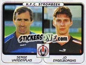 Cromo Serge Vandenplas / Jo Engelborghs - Football Belgium 2001-2002 n. 478 - Panini