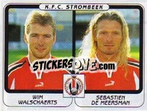 Cromo Wim Walschaerts / Sebastien de Meersman - Football Belgium 2001-2002 n. 481 - Panini