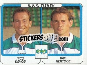 Cromo Nico Devos / Wim Hertoge - Football Belgium 2001-2002 n. 486 - Panini