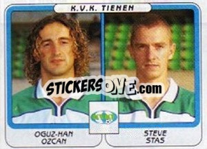 Cromo Oguz-Han Ozcan / Steve Stas - Football Belgium 2001-2002 n. 487 - Panini