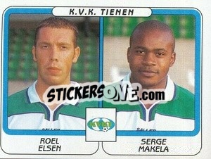 Cromo Roel Elsen / Serge Makela - Football Belgium 2001-2002 n. 488 - Panini