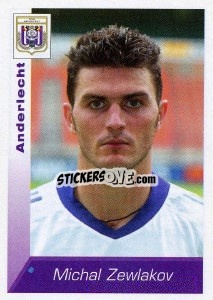 Sticker Michal Zewlakow - Football Belgium 2002-2003 n. 10 - Panini