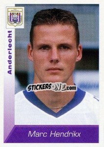 Sticker Marc Hendrikx - Football Belgium 2002-2003 n. 11 - Panini