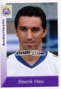 Figurina Besnik Hasi - Football Belgium 2002-2003 - Panini