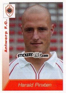Sticker Harald Pinxten - Football Belgium 2002-2003 - Panini
