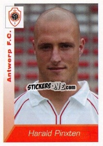 Sticker Harald Pinxten - Football Belgium 2002-2003 n. 28 - Panini