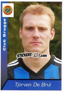 Sticker Tjorven De Brul - Football Belgium 2002-2003 - Panini