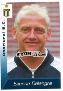 Sticker Etienne Delangre - Football Belgium 2002-2003 n. 80 - Panini