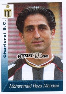 Cromo Mohammad Reza Mahdavi - Football Belgium 2002-2003 - Panini