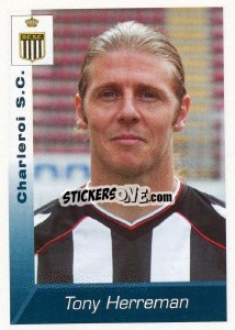 Cromo Tony Herreman - Football Belgium 2002-2003 n. 86 - Panini