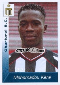 Sticker Mahamadou Kere - Football Belgium 2002-2003 - Panini