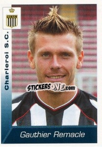 Sticker Gauthier Remacle - Football Belgium 2002-2003 n. 89 - Panini