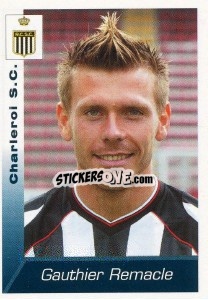 Sticker Gauthier Remacle - Football Belgium 2002-2003 - Panini