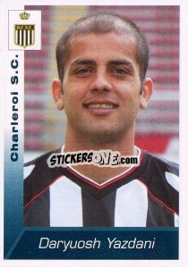 Sticker Daryuosh Yazdani - Football Belgium 2002-2003 n. 92 - Panini