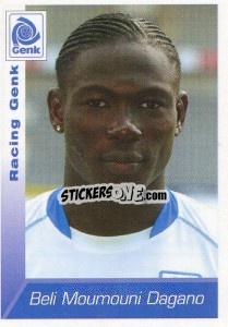 Sticker Beli Moumouni Dagano - Football Belgium 2002-2003 - Panini