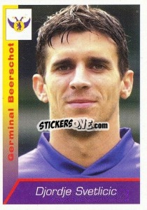 Sticker Djordie Svetlicic - Football Belgium 2002-2003 - Panini