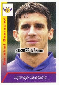 Figurina Djordie Svetlicic - Football Belgium 2002-2003 - Panini